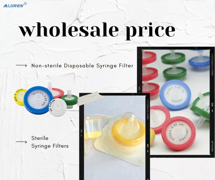 HPLC Sterile or Non-sterile Disposable Syringe Filter Supplier