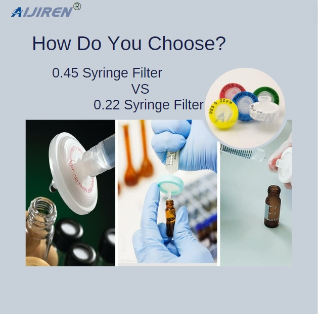 0.45 µm Syringe Filter vs. 0.22 µm Syringe Filter