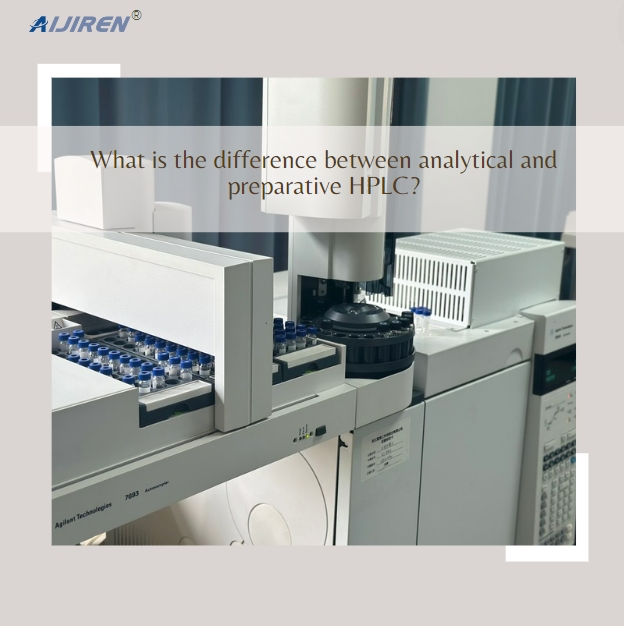 The difference between analytical and preparative HPLC