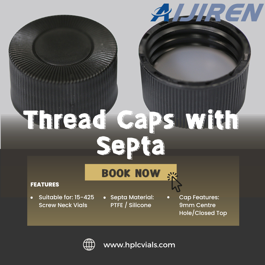 China Wholesale 15-425 Thread Caps with Septa for Lab