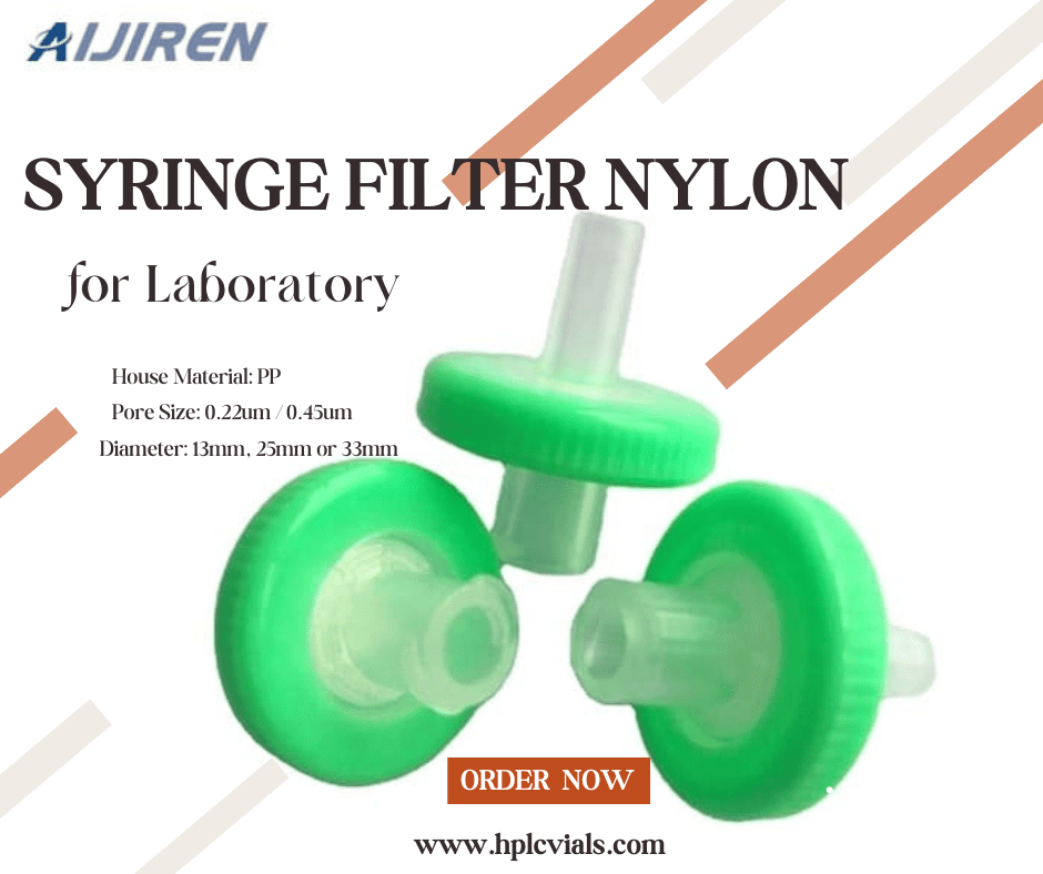 Top Syringe Filter Nylon for Laboratory