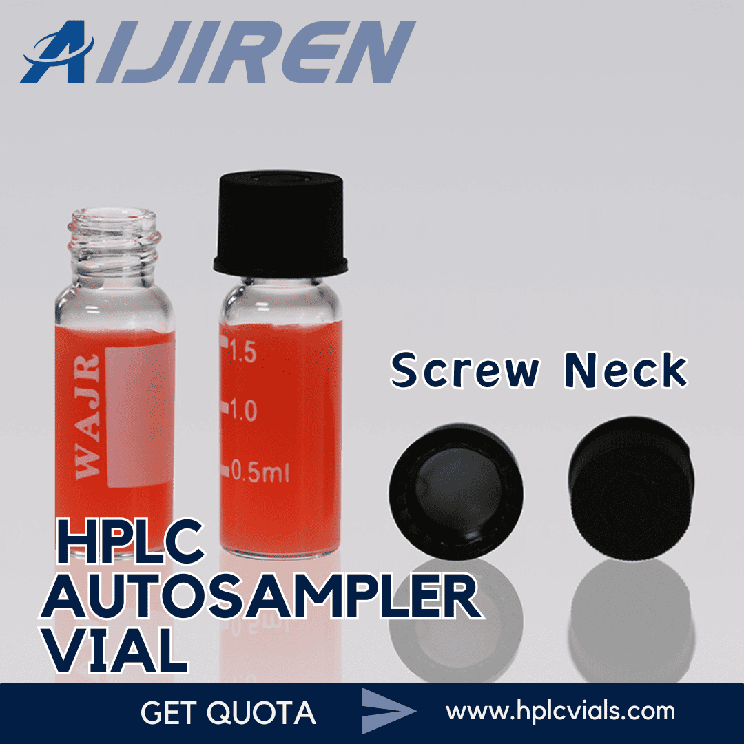 Aijiren 2ml Screw Neck HPLC Autosampler Vial for Lab