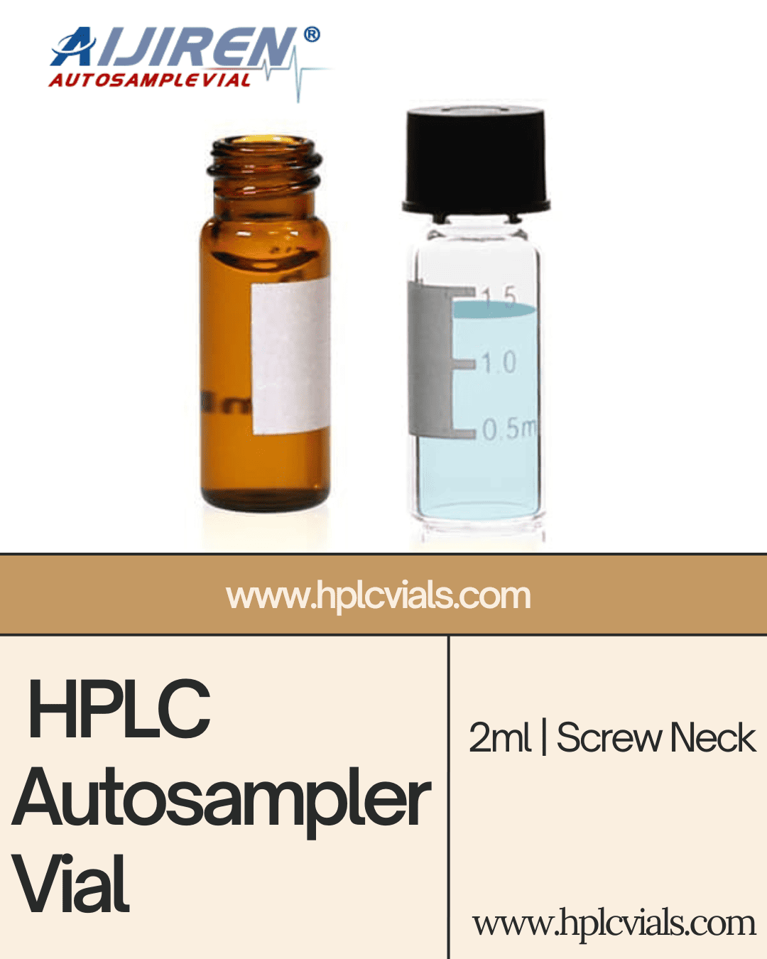 China Screw Neck 2ml HPLC Autosampler Vial on Sale