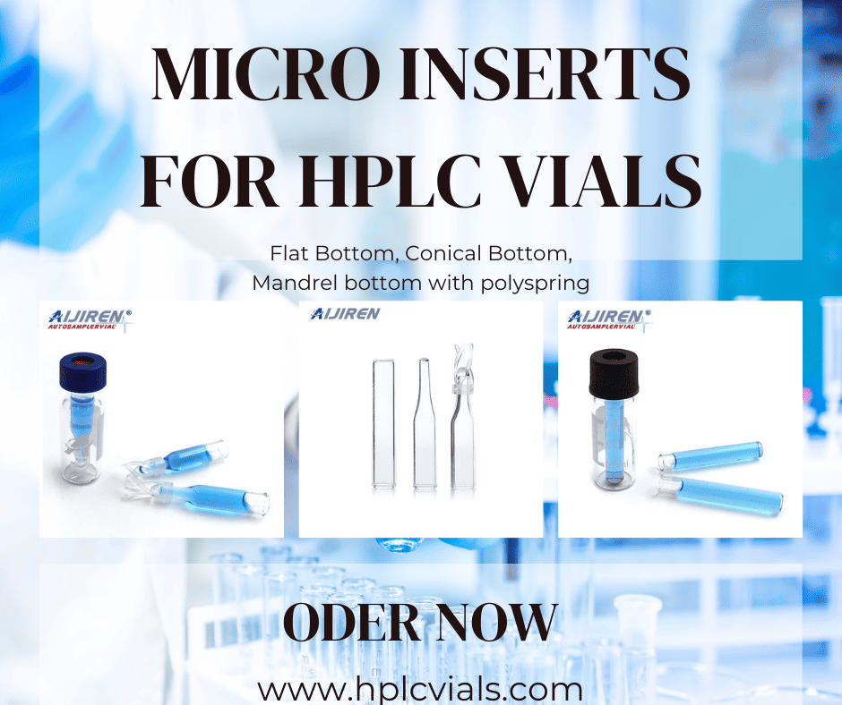 High Quality Micro Inserts for Hplc Vials