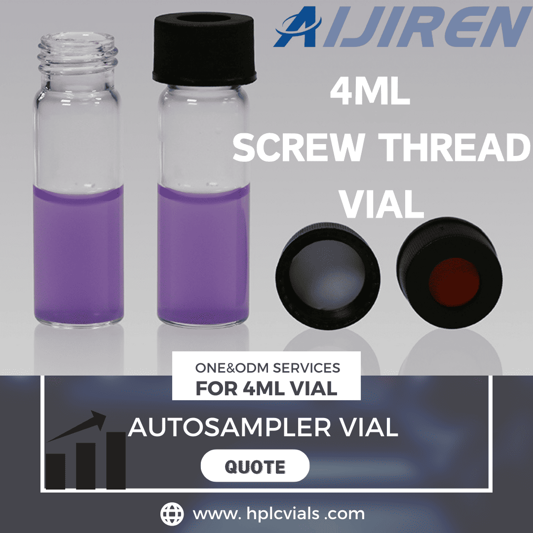 Aijiren Wholesale 4ml Screw Thread Vial for Lab