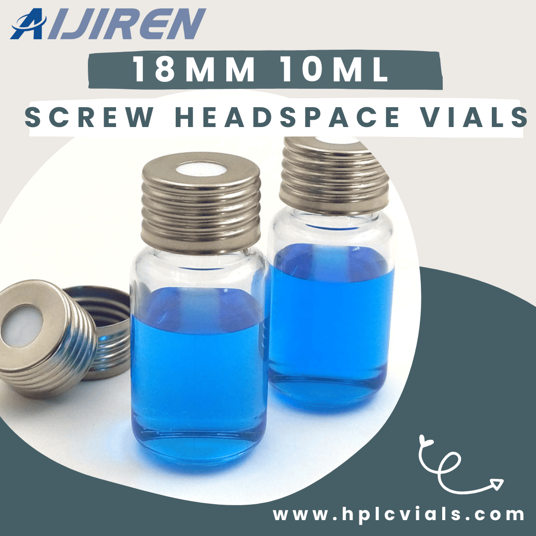 18mm 10ml Screw Headspace Vials for Lab Use