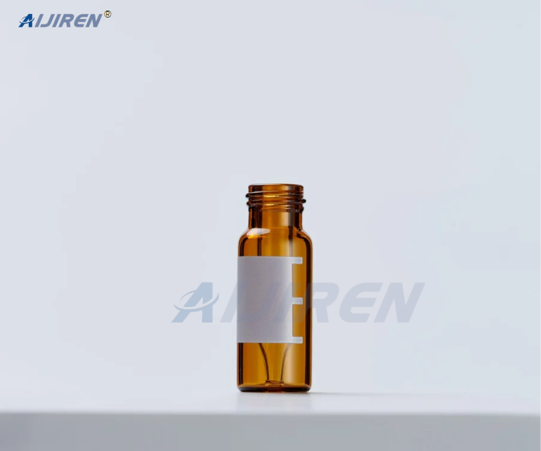 Wholesale 9mm 0.3mL Amber Micro-Vials with write-on patch