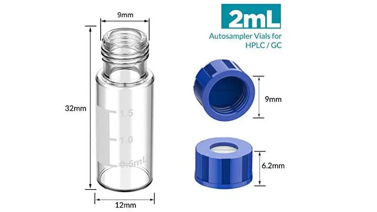 9mm HPLC Vials 1.5ML