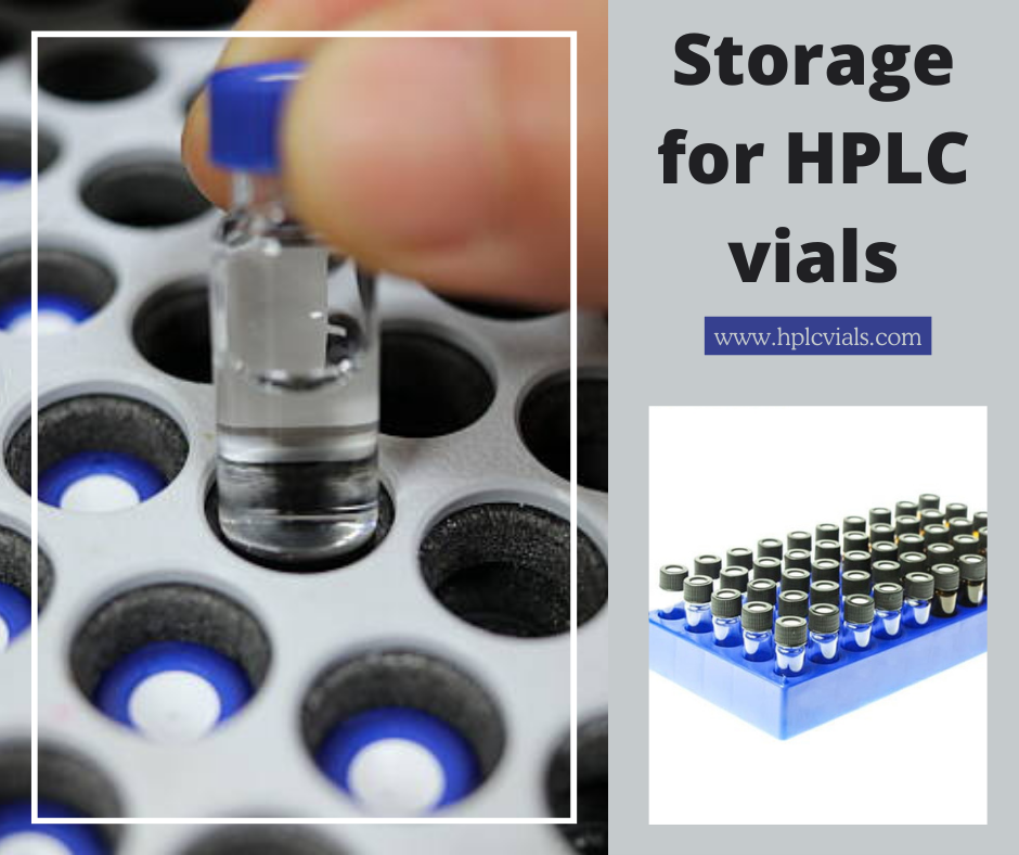 HPLC sample vial storage