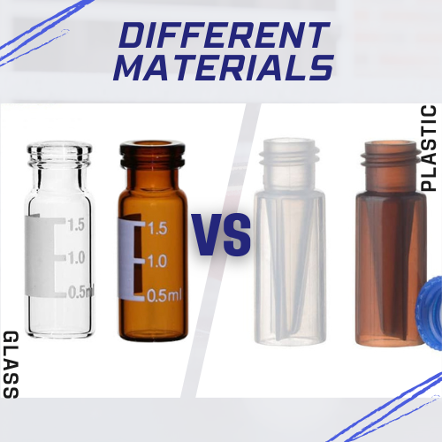 HPLC sample vial materials