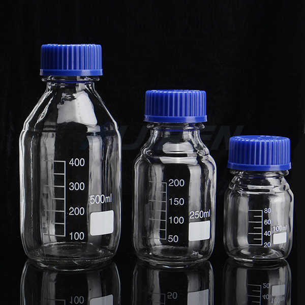 250ml BORO3 3 Glass Reagent Bottle With Blue Screw Cap Price