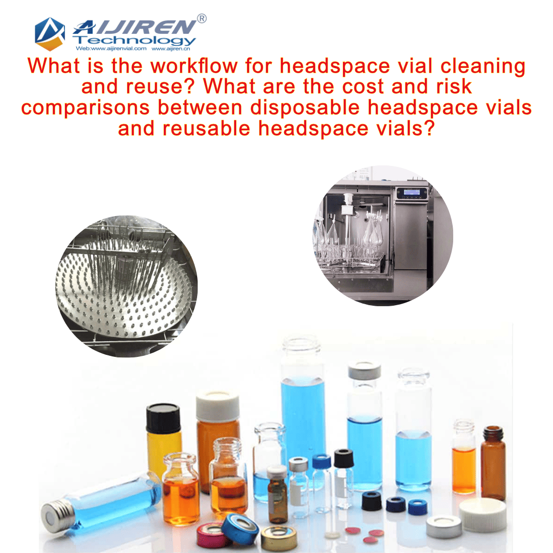 GC headspace vial carousel cleaning and reuse workflow