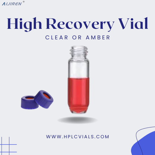 High-recovery HPLC vials