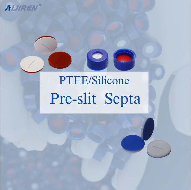 Pre-slit PTFE/Silicone Septa