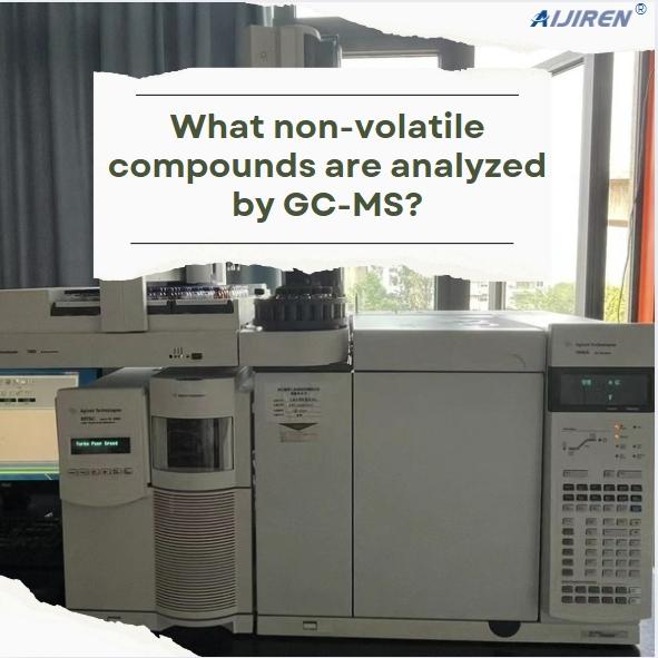 What non-volatile compounds are analyzed by GC-MS?