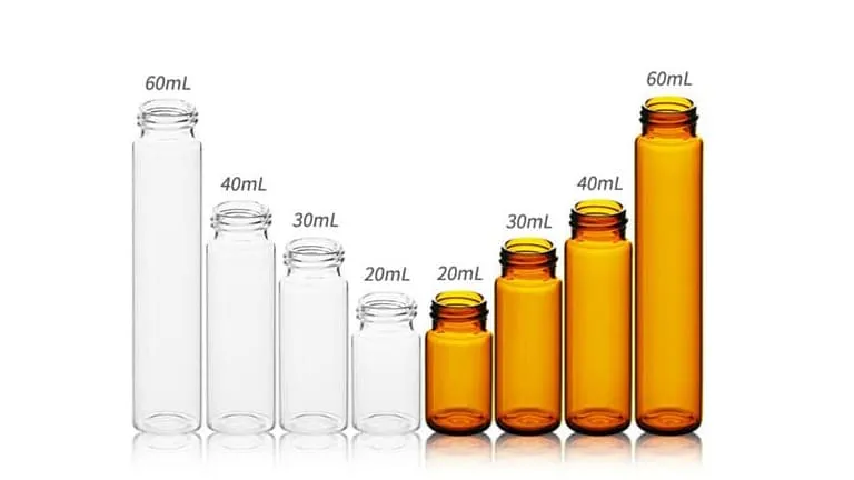 20-60ml glass screw vials